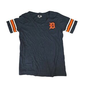 Detroit Tigers Womens Athletic Shirt‎ Size Small MLB Baseball Team Tee Cotton